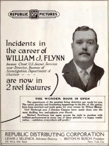 A flyer with text and a portrait of a man with a mustache.